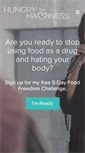 Mobile Screenshot of hungryforhappiness.com